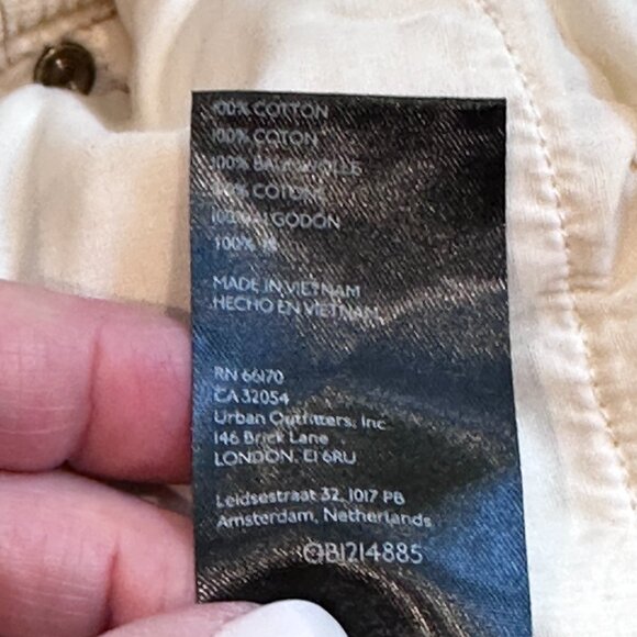 BDG UO Pants Corduroy High Wide Leg Ankle Tan Boho Size 31 #OBO1214885 NWT - Picture 15 of 15